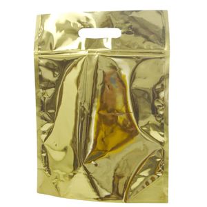 Sacola de PET San Dourada C/ Zíper 37x25x5cm Ref. 14002026 Cromus (1 unidade)