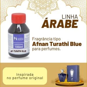 Essência AF-Turathi Blue Masculino P/ Perfumes Linha Árabe Irmãos Haluli (100ml)
