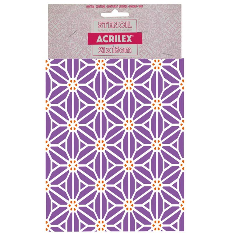 Stencil-Simples-de-Acetato-para-Pintura-21x15cm-Ref.-1508-Estamparia-3-Acrilex--01-Unidade-
