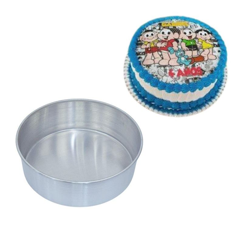 Forma-de-Aluminio-Redonda-Alta-Reta-para-Bolo-com-Fundo-Fixo-30x10cm-Aluminio-Circular--01-unidade-