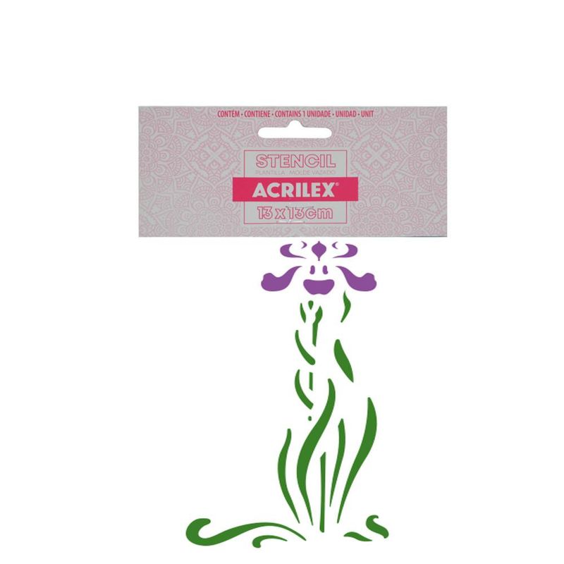 Stencil-Simples-de-Acetato-para-Pintura-130x130mm-RF1129-Cantoneira-4-Acrilex--01-unidade-