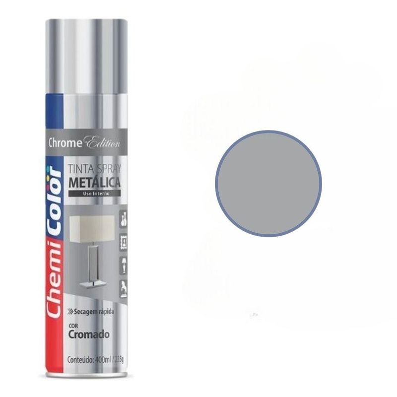Tinta-em-Spray-Metalica-Uso-Interno-Chemi-Color-Edition-Cromado-400ml-Baston--01-unidade-
