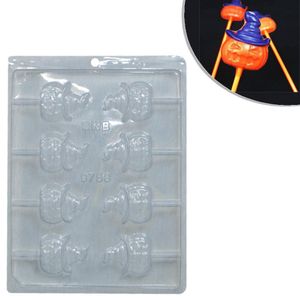 Forma de Acetato Simples Pirulito Abóbora Halloween Ref. 9758 BWB (01 unidade)