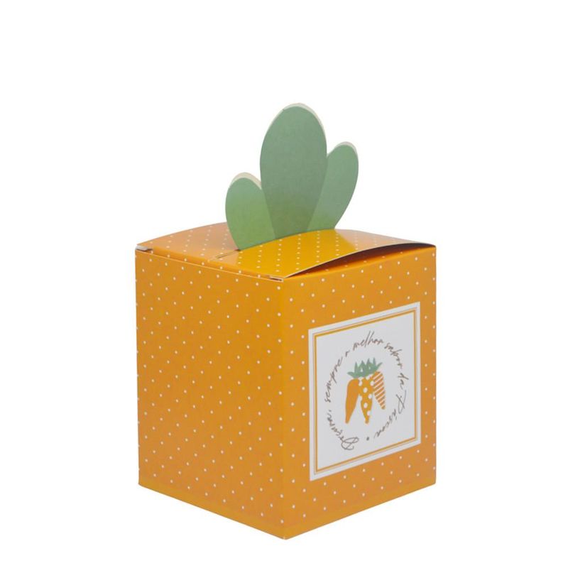 Caixa Pop-Up de Papel Cartão Páscoa Fresh 9x9x11cm Ref. 13005548 Cromus (01 unidade)