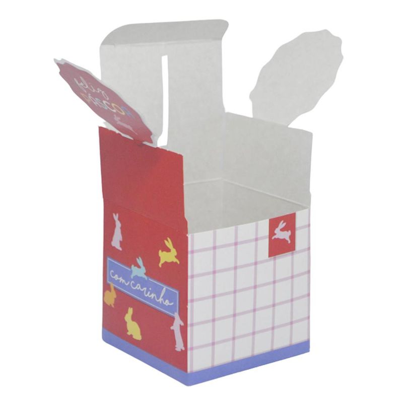 Caixa Pop-Up de Papel Cartão Páscoa Feelings 9x9x11cm Ref. 13006383 Cromus (01 unidade)