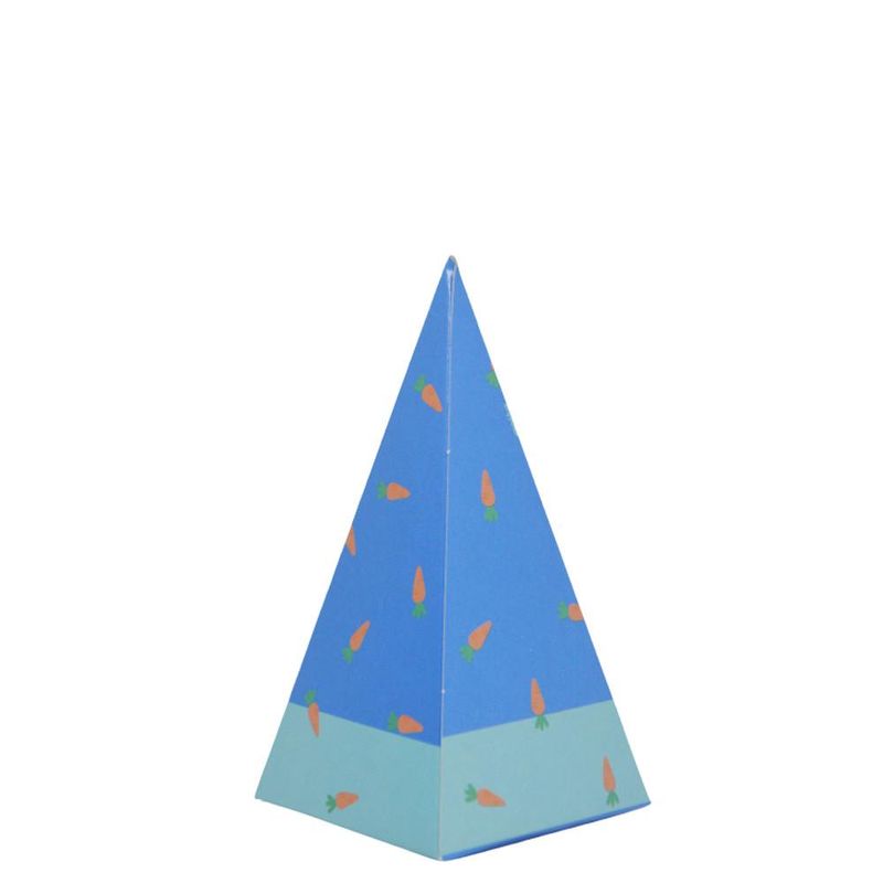 Caixa Cone Cenoura Coelhinho Sai da Toca Azul P Ref. 13006297 Cromus (01 unidade)