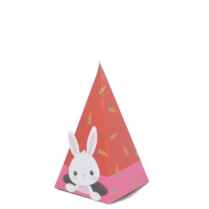 Caixa Cone Cenoura Coelhinho Sai da Toca Vermelho P Ref. 13006296 Cromus (01 unidade)