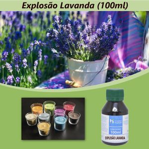 Essência Explosão Lavanda para Velas e Óleos Irmãos Haluli (100ml)