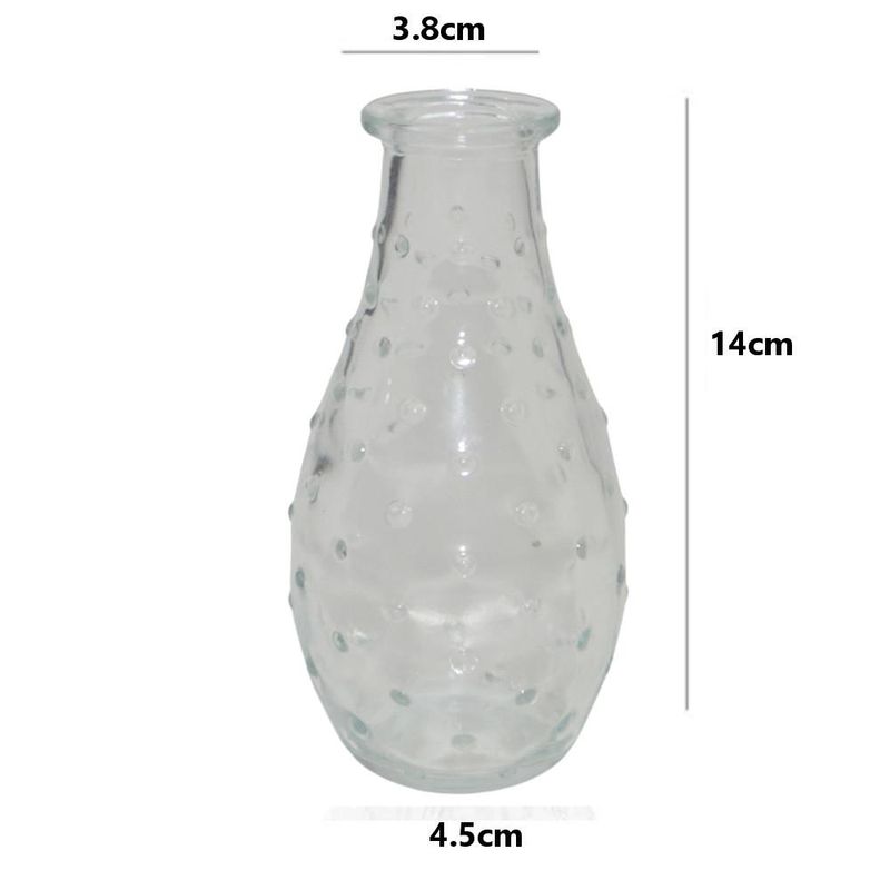 Frasco de Vidro Bolinha Solitário 240ml Ref. VD-0019BOL Art Lille (01 unidade)