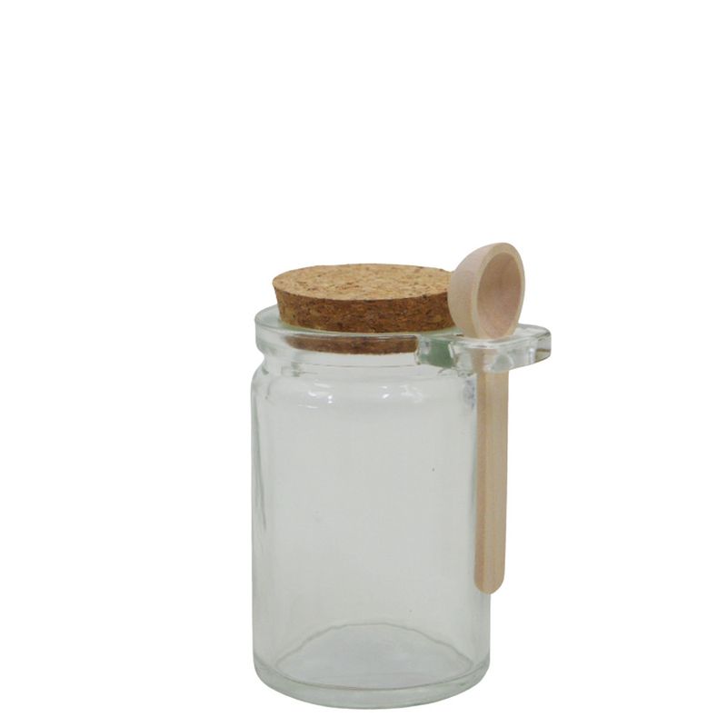 Pote-de-Vidro-C--Tampa-Rolha-de-Cortica-e-Colher-120ml-Ref.-VD-0120CRI-Art-Lille--01-unidade-