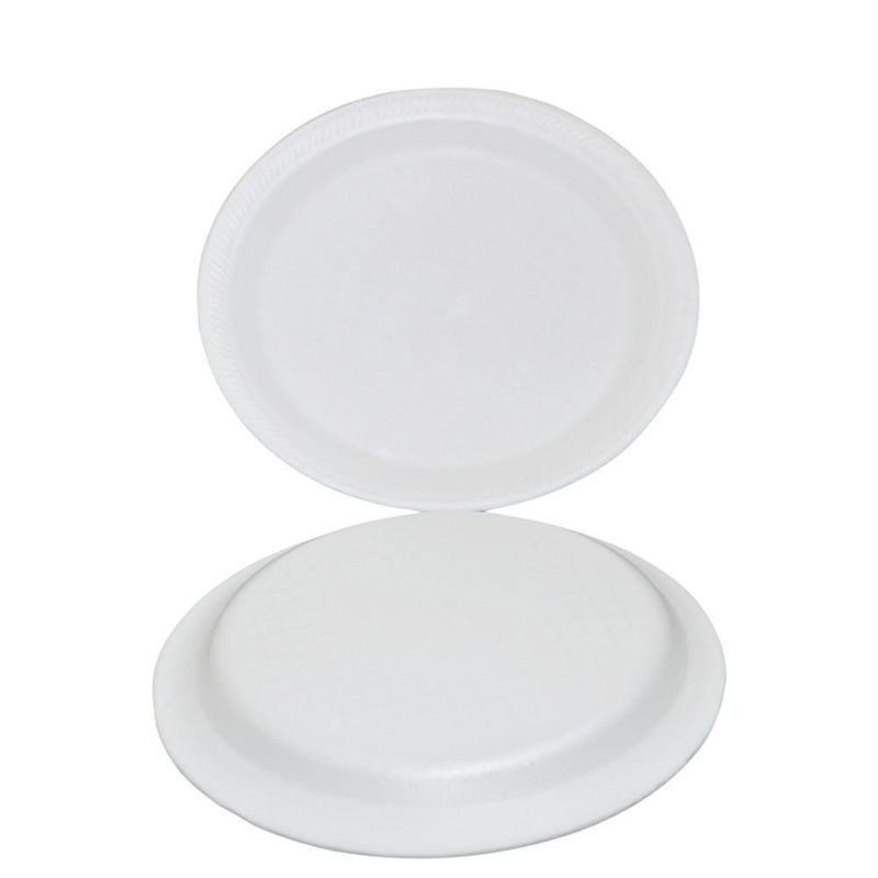 Prato-Descartaveis-de-Isopor-Raso-Branco-P--Refeicoes-Ref.-SR21-21cm-Ultratherm--100-unidades-