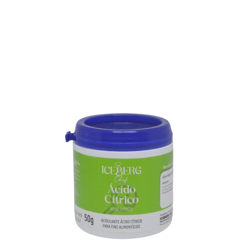 Ácido Cítrico Chef Iceberg (50 gramas)