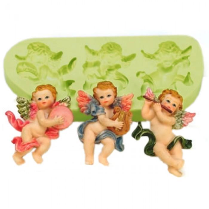 Molde-de-Silicone-Anjos-3-Cavidades-3312-Acquacolor--01UND-