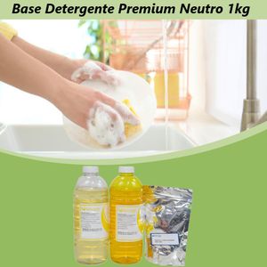 Kit Base para Detergente Premium Neutro Rende 20 Litros 1kg Verzzon (2.400grs)