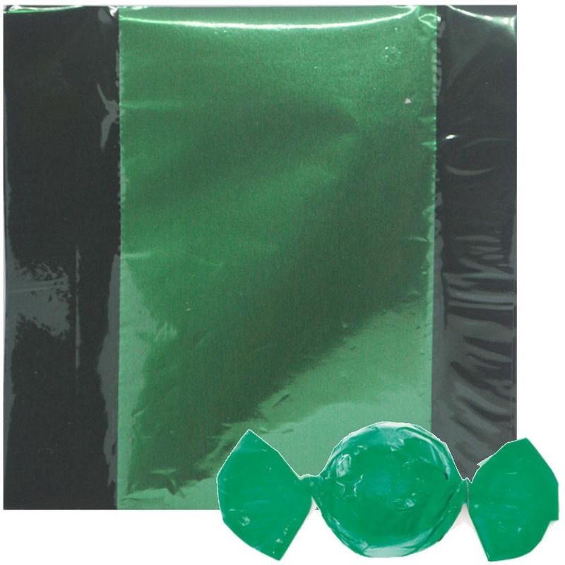Embalagens Para Trufas e Bombons Liso Verde Bandeira Ref. 12500036 14.5x15.5cm Cromus (100 unidades)