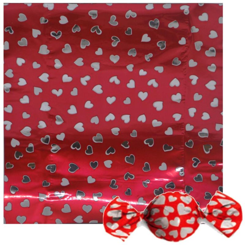 Embalagens-Para-Trufas-e-Bombons-Coracoes-Vermelho-Ref.-027402-14.5x15.5cm-Cromus--100-unidades-