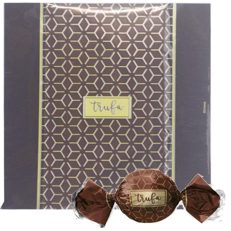 Embalagens-Para-Trufas-e-Bombons-Star-Marrom-Ref.-12500156-14.5x15.5cm-Cromus--100-unidades-