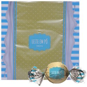 Embalagens Para Trufas e Bombons Leite em Pó Ref. 12500119 14.5x15.5cm Cromus (100 unidades)