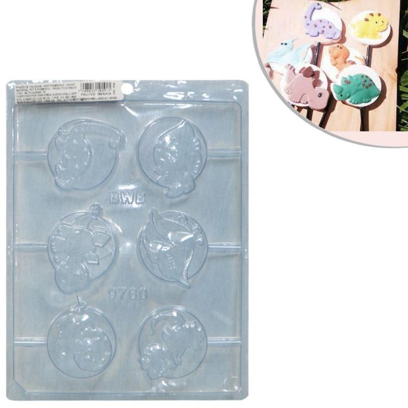 Forma-de-Acetato-Simples-Pirulito-Dinossauros-Ref.-9760-BWB--01-unidade-