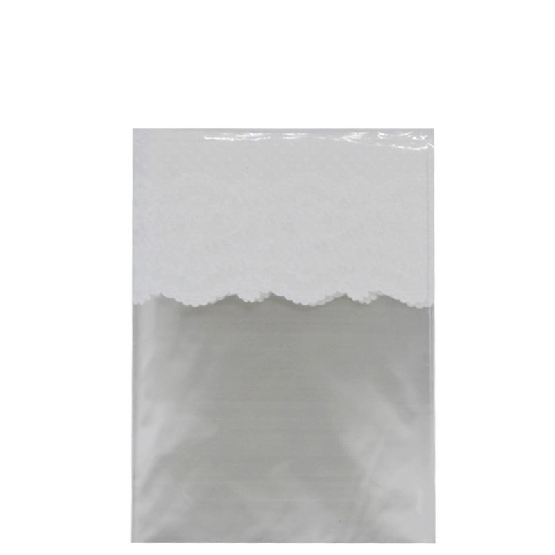 Saco-de-Polipropileno-Transparente-Renda-Branco-10x14cm-Ref.-11300447-Cromus--50-unidades-