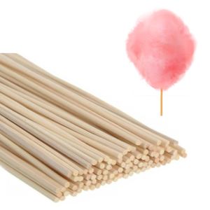 Vareta de Bambu para Algodão Doce 380x4mm Ref. 64165 Theoto (50 Unidades)