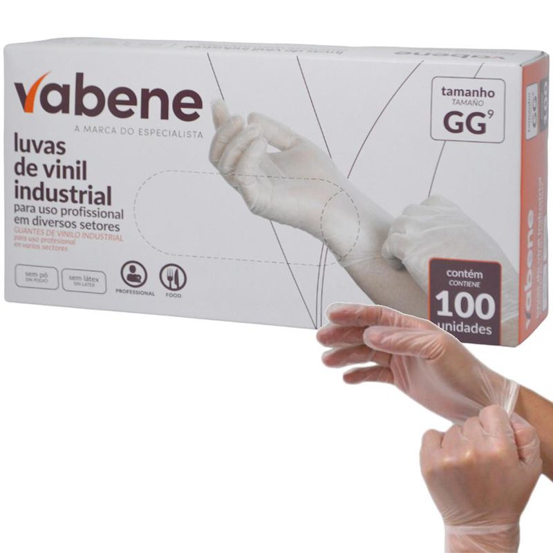 Luvas-de-Seguranca-em-Vinil-Industrial-Sem-Po-Tamanho-GG-9--Vabene--100-unidades-