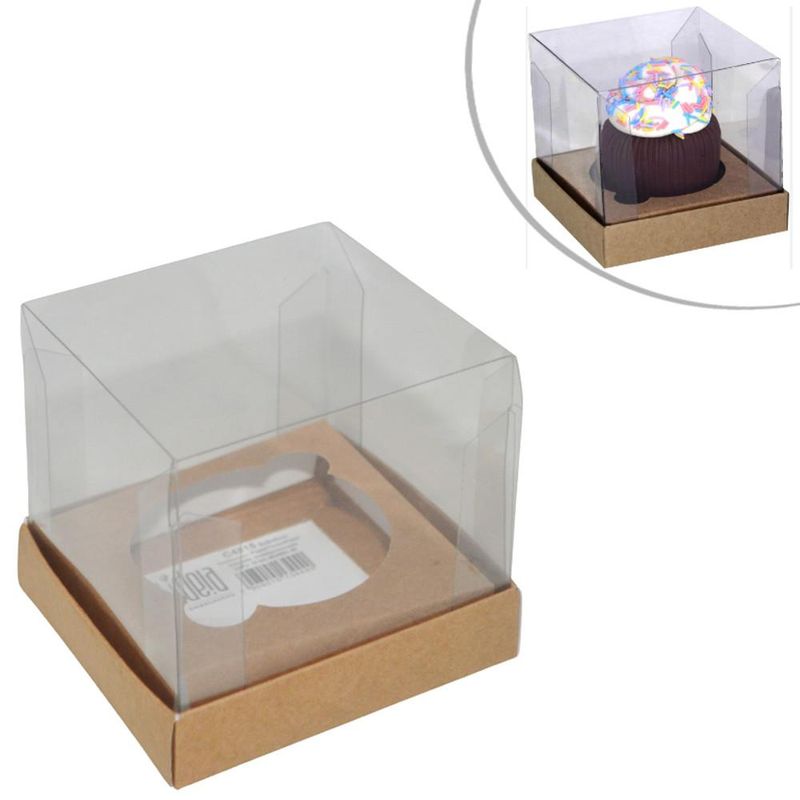Caixa-de-Papel-C--Tampa-Transparente-P--1-Cupcake-OFF-White-Kraft-Ref.-C4815-Ideia--01-unidade-