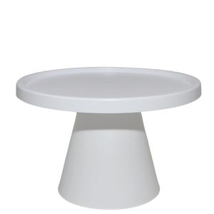 Boleira Cone de Poliestireno 21cm Branco Miradinha (01 unidade)