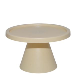 Boleira Cone de Poliestireno 21cm Bege Miradinha (01 unidade)