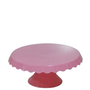 Boleira Slim de Polipropileno 22cm Rosa Bebê Miradinha (01 unidade)