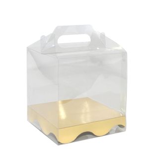 Maleta Cristal C/ Tampa Transparente 12x12x14cm Ref. C5231 Ideia (01 unidade)
