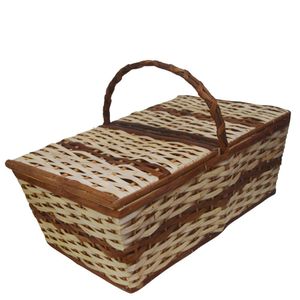 Cesta de Vime Para Piquenique 3 55.3x37.5x34cm Ref. 478 Ornate Casa (01 Unidade)