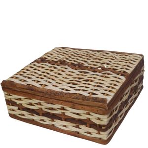 Caixa de Vime 2 36x12,5x31cm Ref. 451 Ornate Casa (01 unidade)