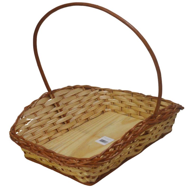 Cesta de Vime C/ Alça P/ Queijo e Vinho 3 37.5x44x44.5cm Ref. 358 Ornate Casa (01 unidade)