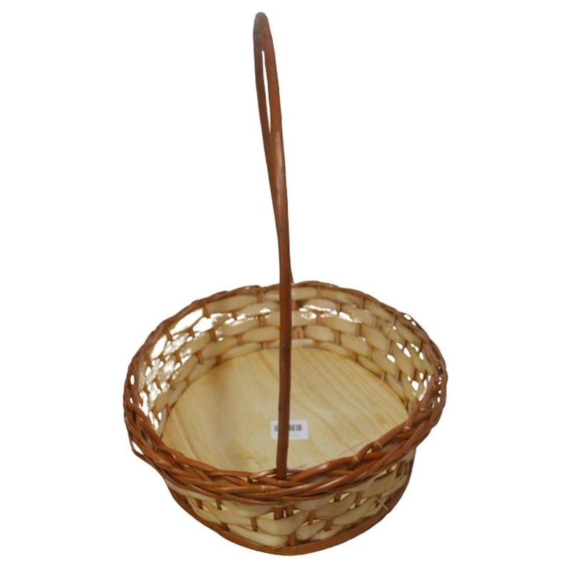 Cesta de Vime C/ Alça Folha 3 33.5x47.5x43cm Ref. 352 Ornate Casa (01 unidade)
