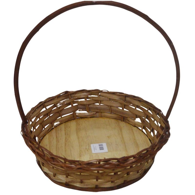 Cesta-Fraldeira-Redonda-de-Madeira-C--Alca-30-36x39cm-Ref.-519-Ornate-Casa--01-unidade-