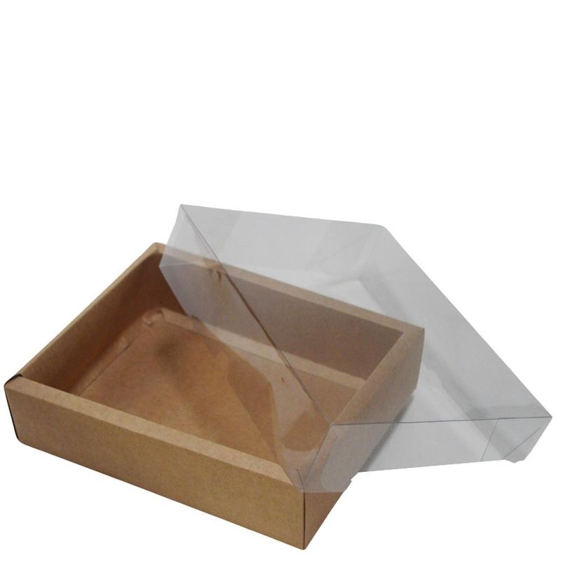 Caixa Alta C/ Moldura P/ 20 Doces Kraft 5x20x16cm Ref. C4646 Ideia (01 unidade)