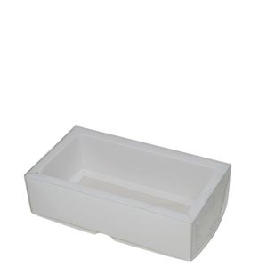 Caixa Alta C/ Moldura P/ 08 Doces Branco 5x16x8cm Ref. C4630 Ideia (01 unidade)