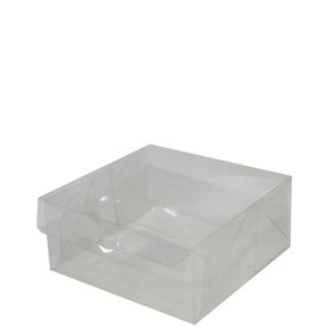 Caixa Cristal Transparente P/ 1 Doce 12x5x12cm Ref. C5283 Ideia (01 unidade)