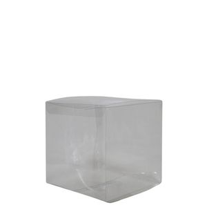 Caixa Cubo Cristal Transparente 8x8x8cm Ref. C5241 Ideia (01 unidade)