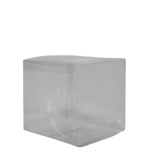Caixa Cubo Cristal Transparente 10x10x10cm Ref. C5242 Ideia (01 unidade)