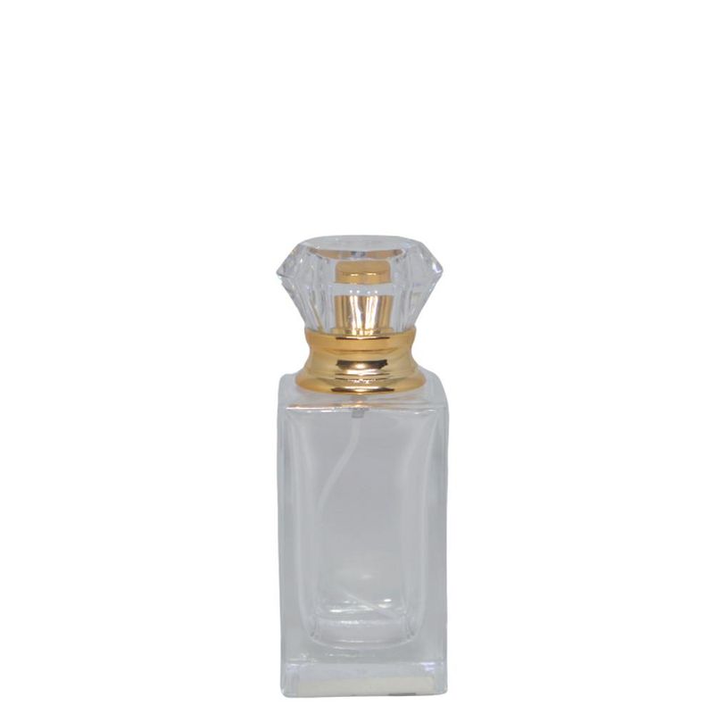 Frasco-de-Vidro-Porta-Perfume-C--Tampa-e-Valvula-Spray-Dourada-50ml-Ref.-BM362893-BM36--01-unidade-