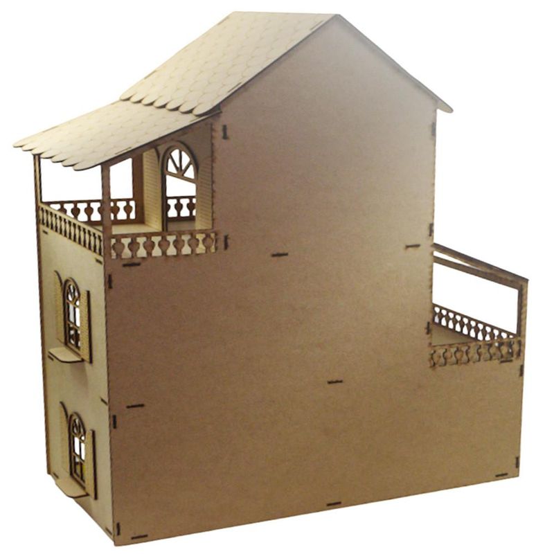 Casa-de-MDF-Boneca-Polly-65x50cm-Ref.-LJ122-LJ-Artesanatos--01-unidade-