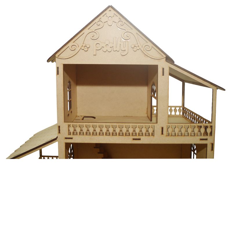 Casa-de-MDF-Boneca-Polly-65x50cm-Ref.-LJ122-LJ-Artesanatos--01-unidade-