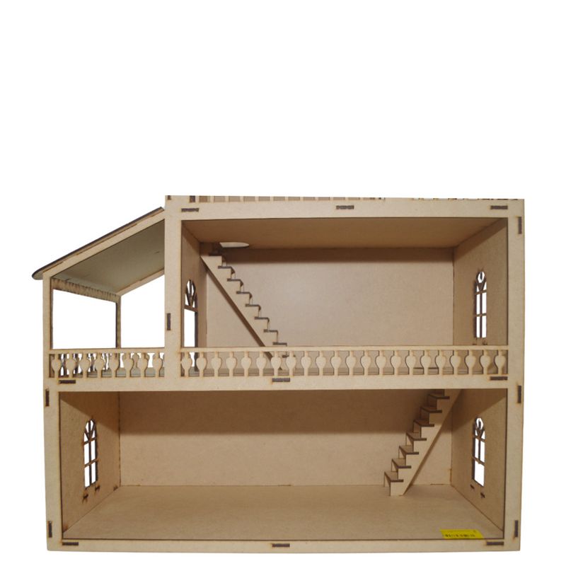 Casa-de-MDF-Boneca-Polly-65x50cm-Ref.-LJ122-LJ-Artesanatos--01-unidade-