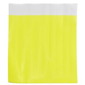 Pulseira de Identificação Tyvek Laser Pro Eco C/ Lacre Adesivo 18.41x245mm Ref. 5073 Yellow Singulares (100 unidades)