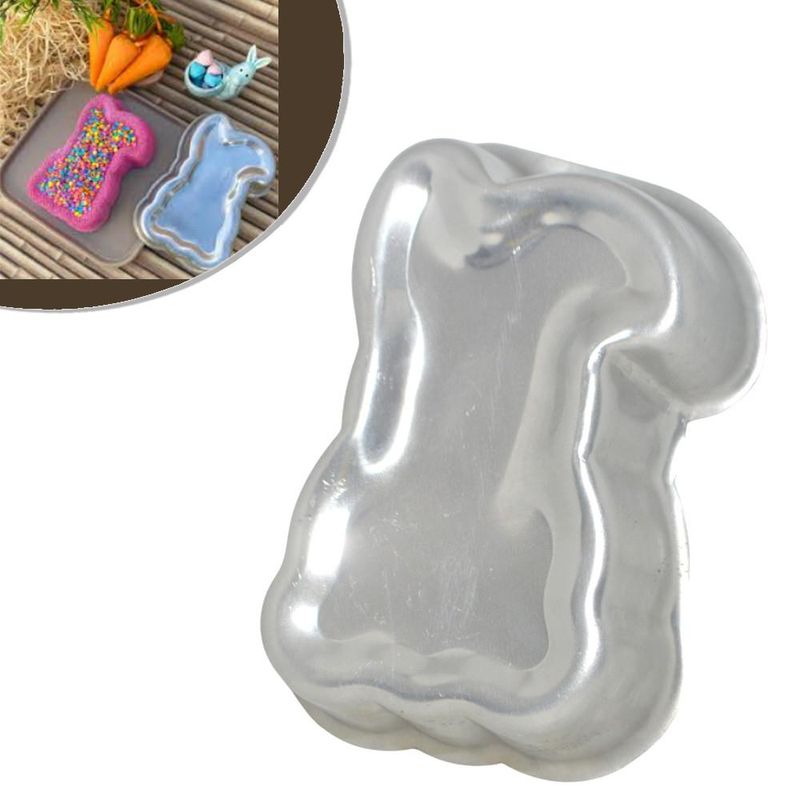 Forma de Alumínio Ballerine Coelhinho 17x11x4.5 Ref. 435 Circular (01 unidade)