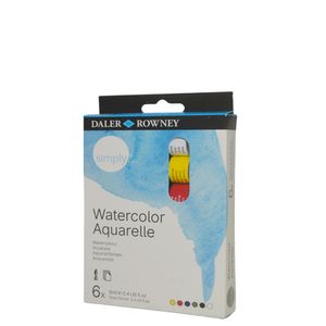 Watercolor Aquarelle Simply 12ml Daler Rowner (06 cores)
