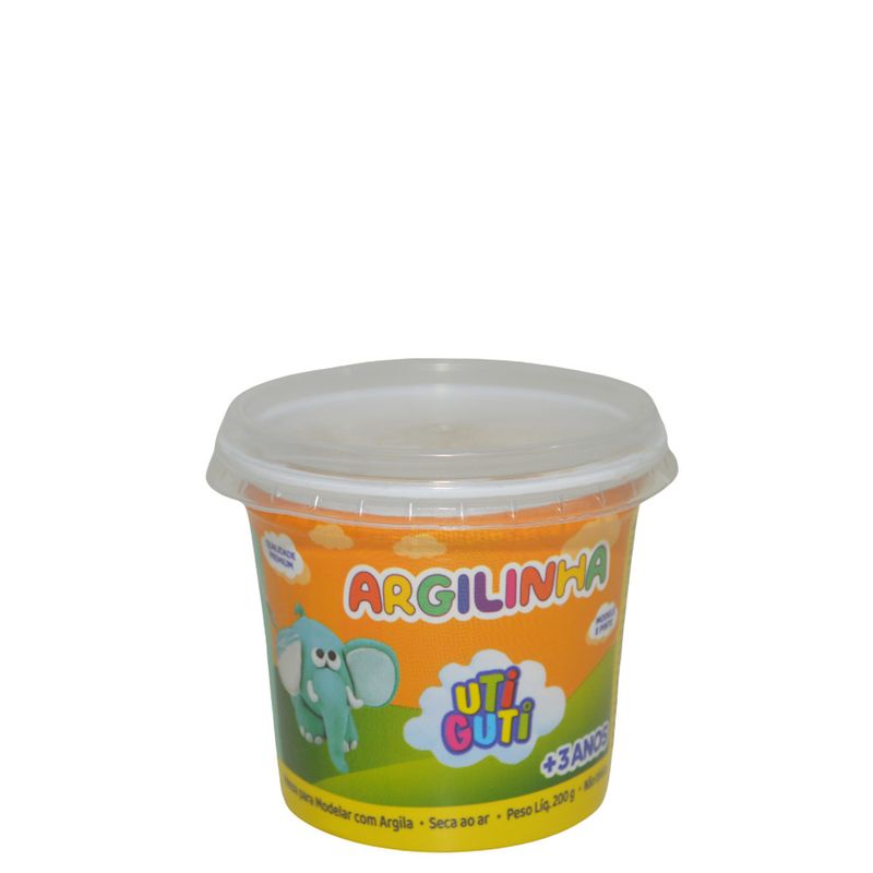 Argilinha Massa de Modelar C/ Argila Branca Ref. 187000 Utiguti Canson (200 gramas)