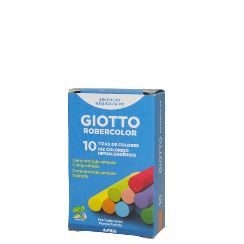 Giz-Escolar-Robercolor-10-Cores-Ref.-538900-Giotto--10-unidades-